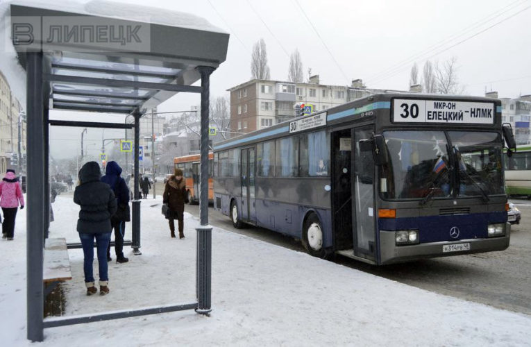 Новогоднее расписание городских автобусов и трамваев в Липецке подготовили в мэрии