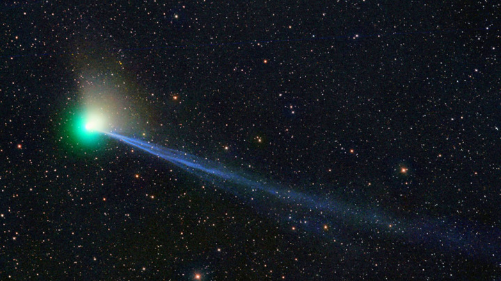 Зеленую комету С/2022 Е3 в Липецке будет видно 2 февраля между Большой и Малой Медведицей