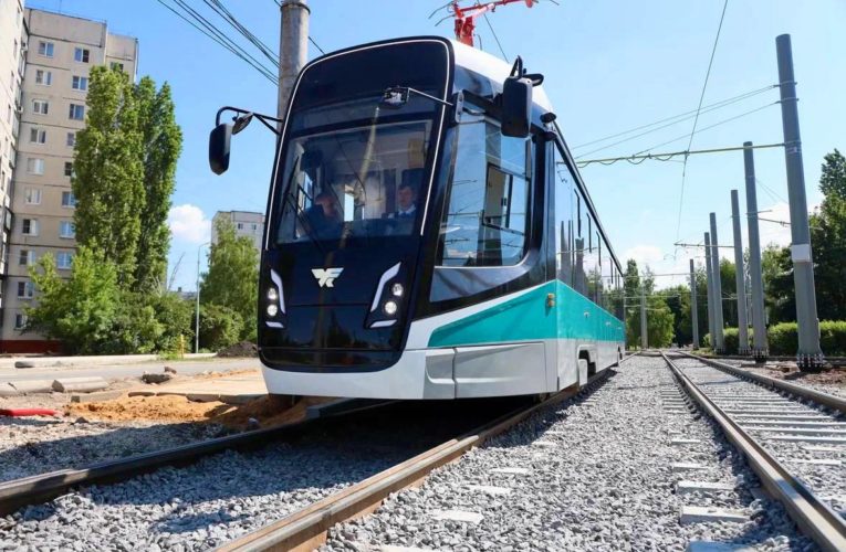 Новые трамваи и рельсы в Липецке тестируют после ремонта до 20 июня